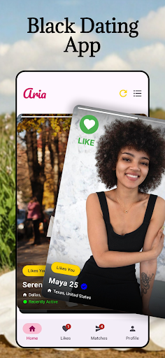 Aria: Black Singles Dating App screenshot 1