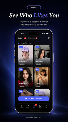 Ruby: Meet, Chat & Date screenshot 3