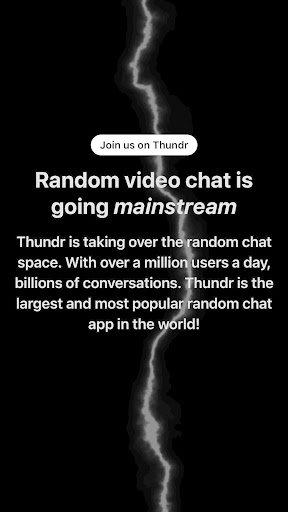 Thundr: Live Random Video Chat screenshot 1